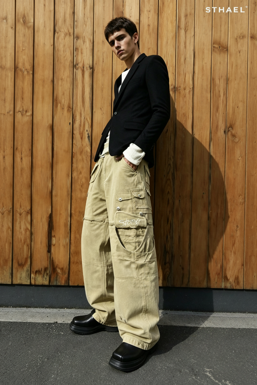 Heavyweight Washed Canvas Cargo Shorts