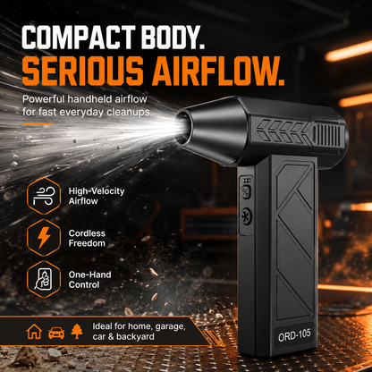 💨 Cordless Turbo Air Duster for Cars. Garages & Workspaces