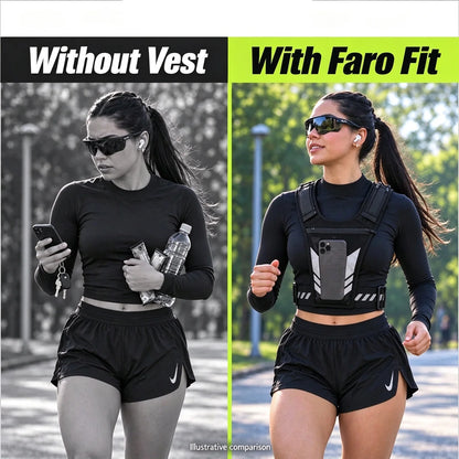 🎁Hands-Free Reflective Running Vest with Multi-Pocket Storage