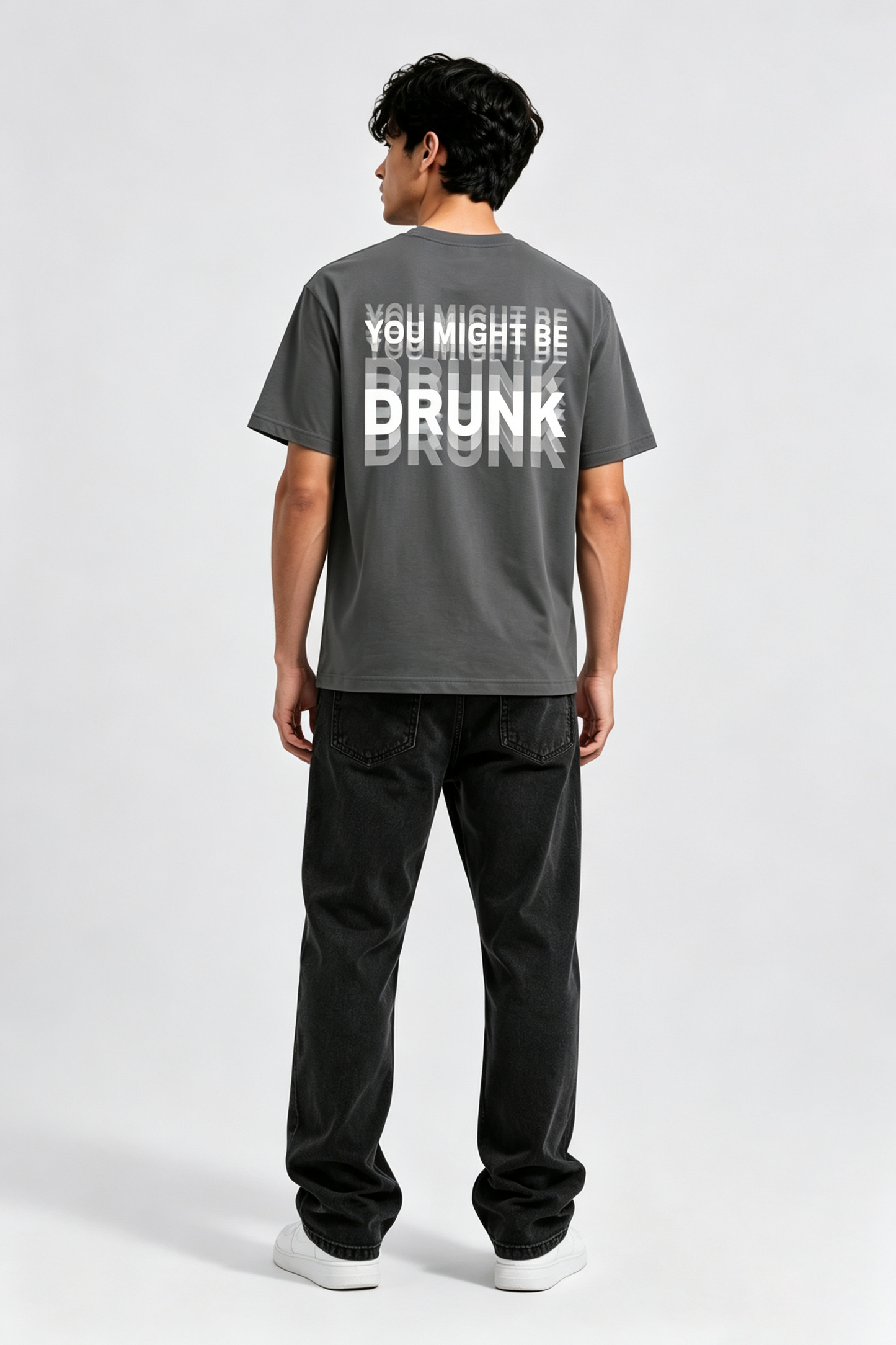 You Might Be Drunk Oversized Graphic Tee