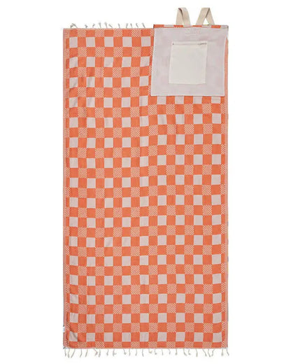2-in-1 Sand Resistant Beach Towel Backpack