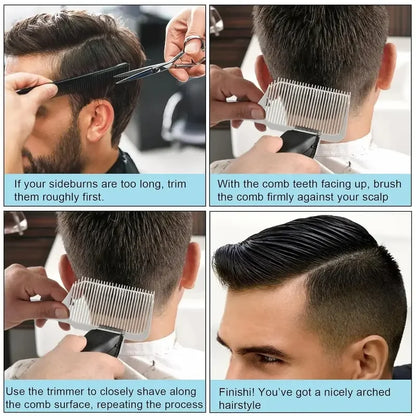 Unisex 4-Piece Hair Cutting Guide &amp; Trimming Kit