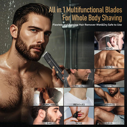 Multifunctional Shaver  IPX7 Waterproof