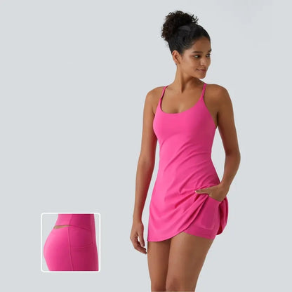 Soft Backless Active Dress