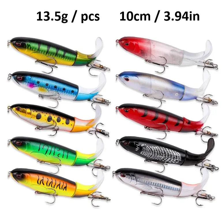EXCROCK Artificial Fishing Lure Set (5/10pcs) – Realistic Swimbaits for Bass & Predator Fish 🎣🐟