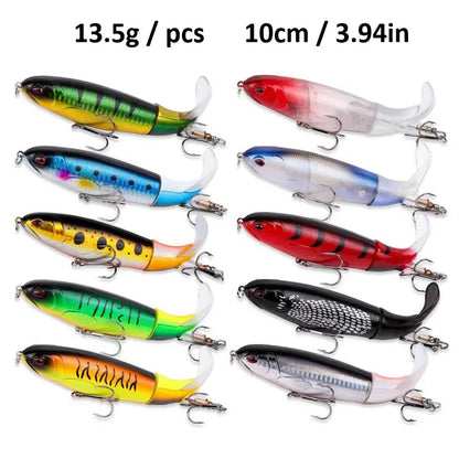 EXCROCK Artificial Fishing Lure Set (5/10pcs) – Realistic Swimbaits for Bass & Predator Fish 🎣🐟