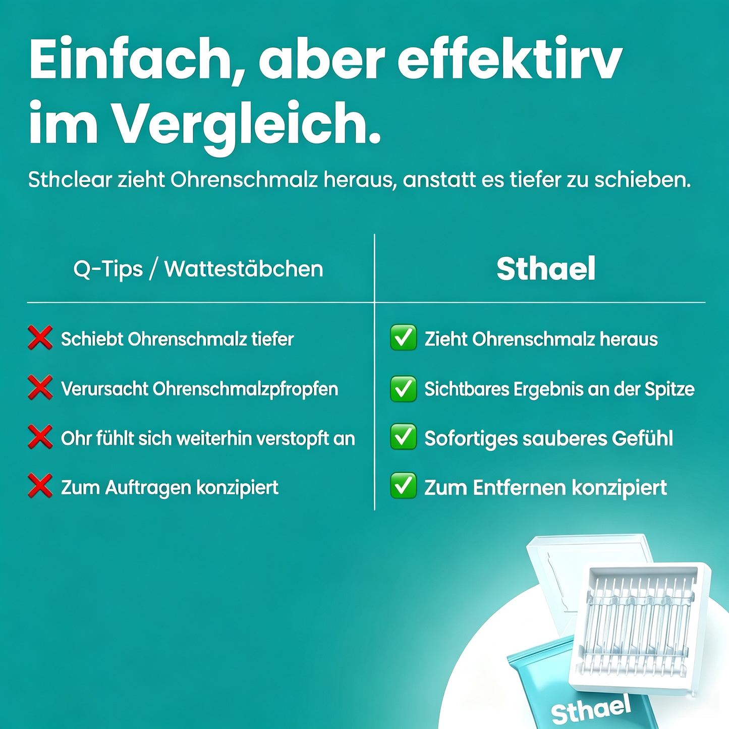24Stück Ohrreiniger Sticks, Weiche Klebrige Ohrenschmalz Entferner | für Erwachsene Kinder
