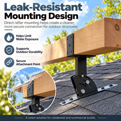 🎁Adjustable Roof Riser Brackets for Pergola & Outdoor Structures