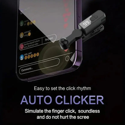 📱 2026 Upgraded Auto Clicker – Hands-Free Continuous Tap Device for Gaming, Live Streaming & Apps ⚡