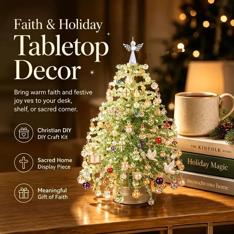 DIY Beaded Christmas Tree Craft Kit