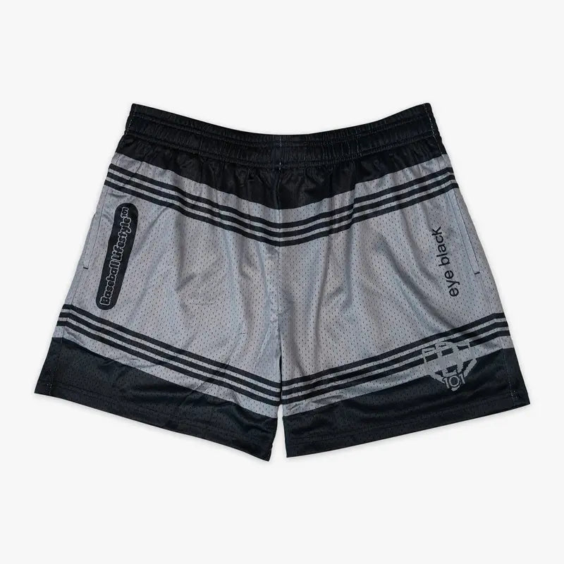 Crayon Youth Shorts – Cotton Candy Gradient Mesh Shorts for Kids