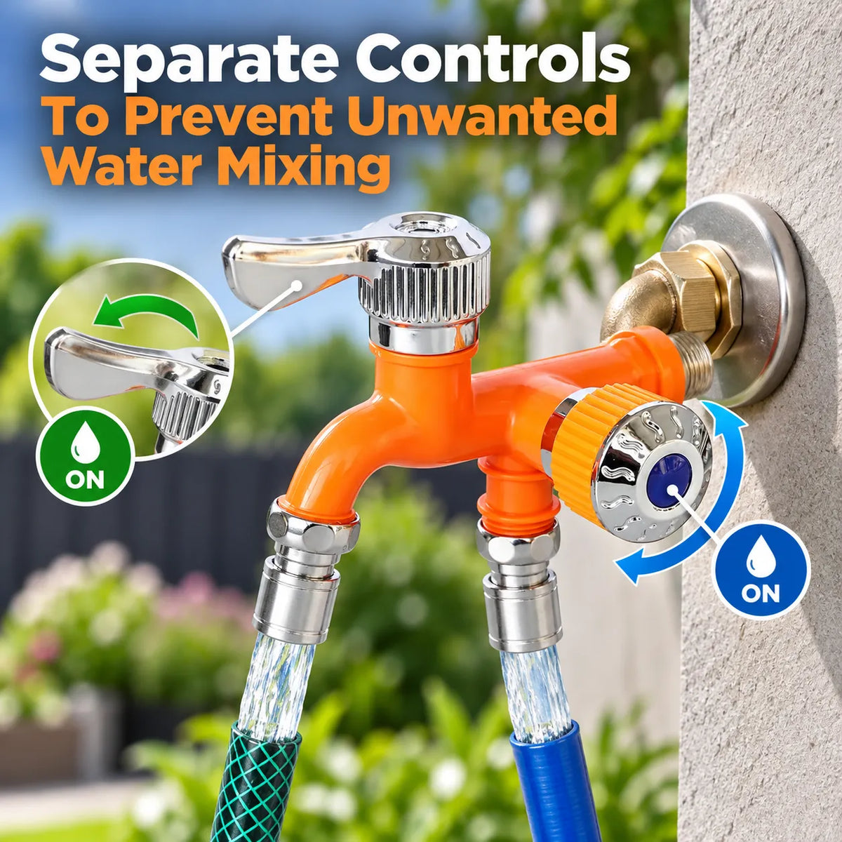 🎁2-Way Dual Outlet Water Faucet