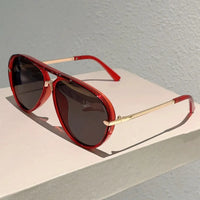 Red Frame - Gray Lens
