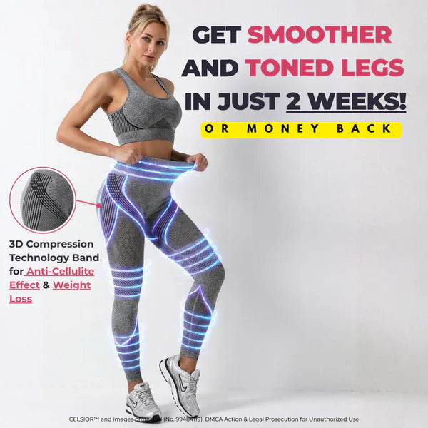 High-Waist Hüft-Lifting Yoga Leggings – Schnelltrocknende Stretch-Fitnesshose