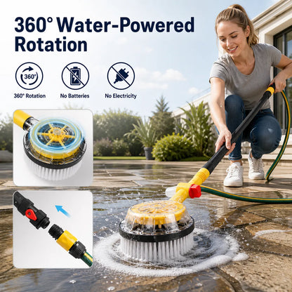 360° Rotating Multi-Purpose Foam Cleaning Brush