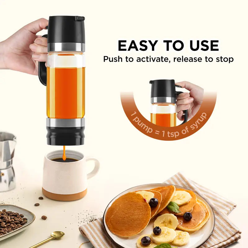 🎁No Drip Glass Honey & Syrup Dispenser