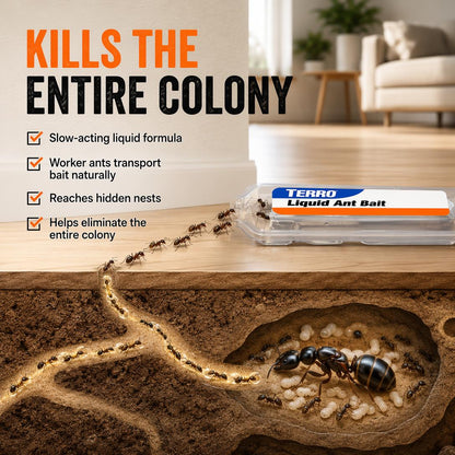 Indoor Liquid Ant Bait Stations (4-Pack)
