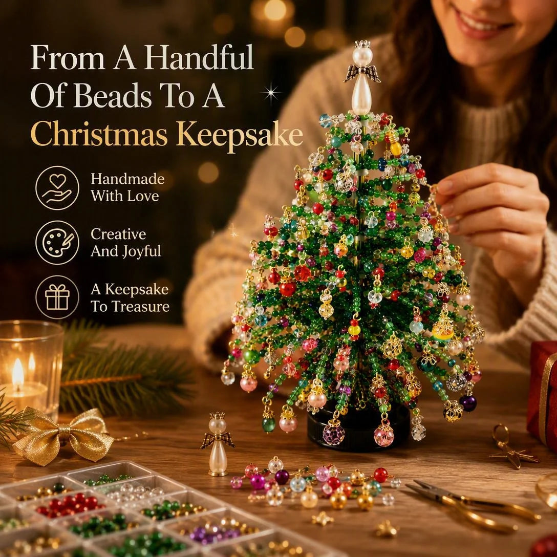 DIY Beaded Christmas Tree Craft Kit
