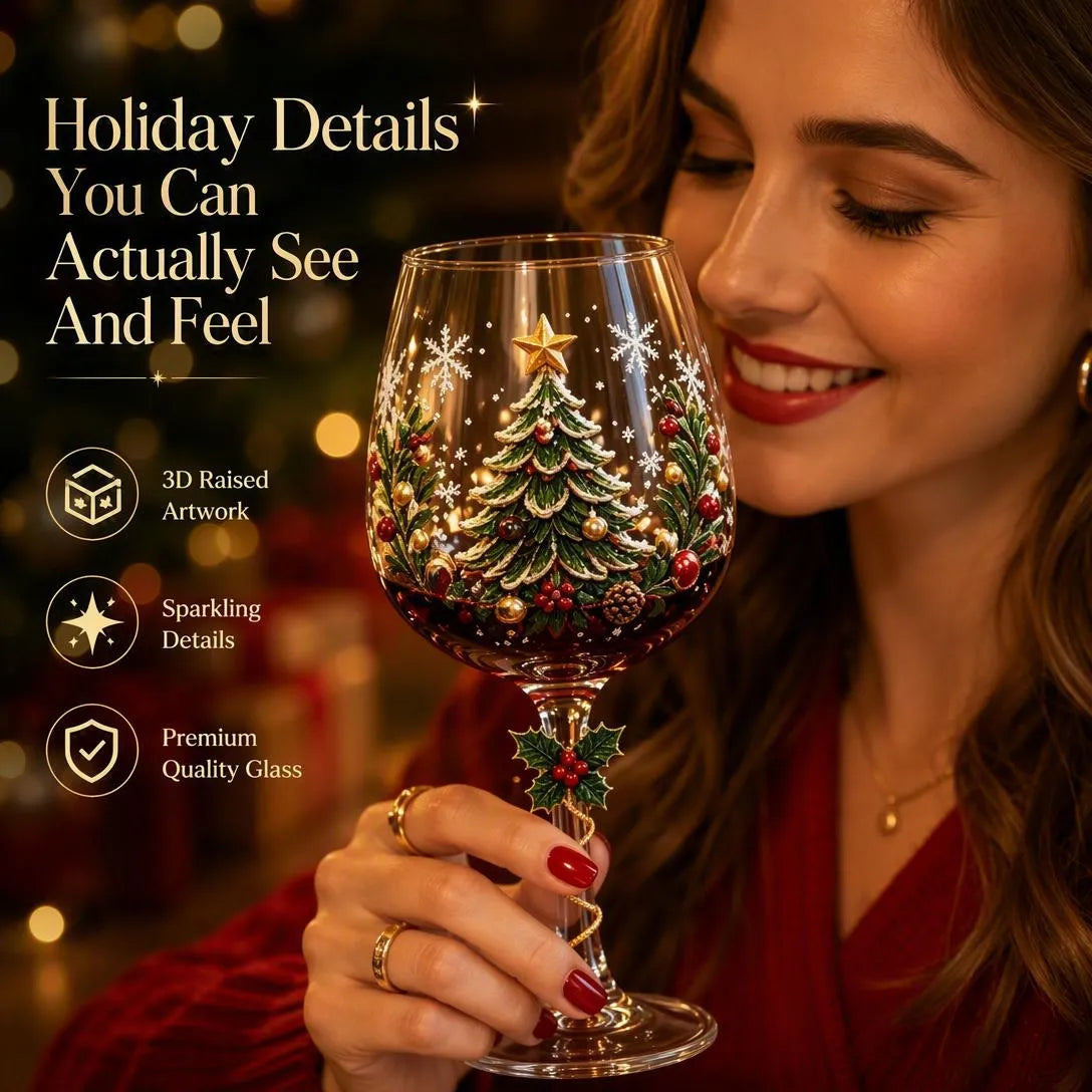 3D Christmas Glass Collection Gift Set