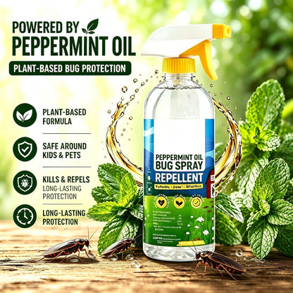 🍃Peppermint Oil Bug Spray – Indoor & Outdoor Pest Control for Ants. Spiders & Roaches