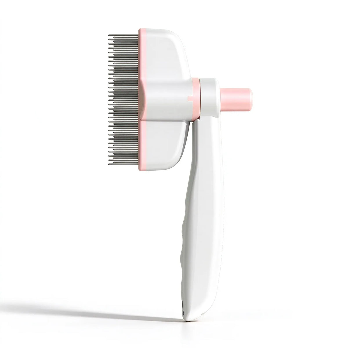 🎁Self-Cleaning Pet Grooming Brush with 180° Rotating Head – Rounded Stainless Steel Pins for Dogs & Cats