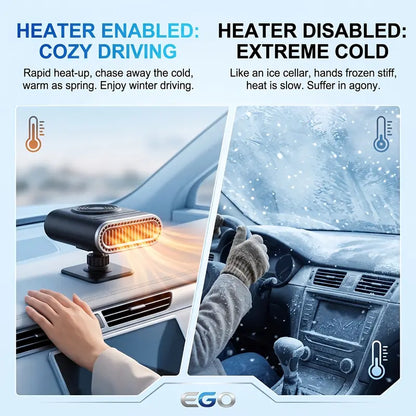 🎁12V Portable Car Heater &amp; 360° Rotatable Window Defroster