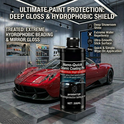 ❤️Nano Ceramic Car Coating Spray for High Gloss Shine and Paint Protection 300ml