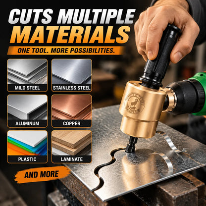 🎁Drill-Powered Metal Cutting Attachment for Sheet Metal &amp; Tubing