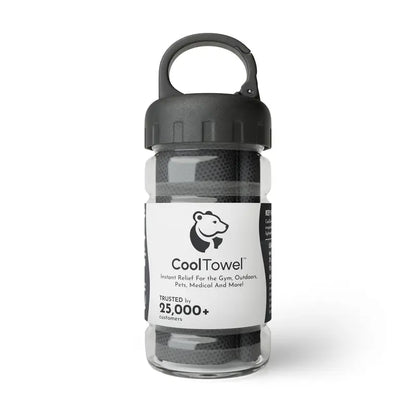 CoolTowel Bottle – Portable Reusable Cooling Towel with Travel Bottle