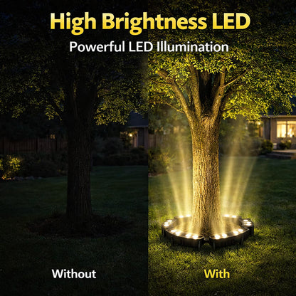 🌳 LED Ring Tree Light (Single Piece) | Outdoor Waterproof 360° Landscape Spotlight for Trees, Gardens & Pathways