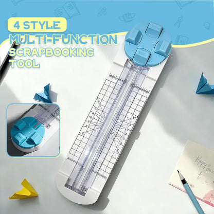 4-in-1 Paper Cutter & Trimmer for Straight, Wave, Perforated & Creasing ✂️
