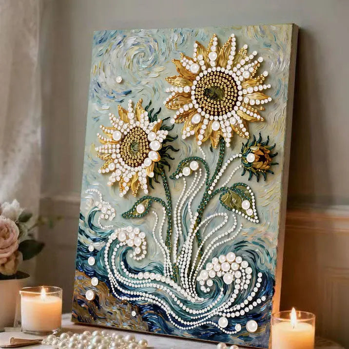 ✨ DIY 5D Sparkling Beads Art Kit – Romantic Fireworks Wall Decor