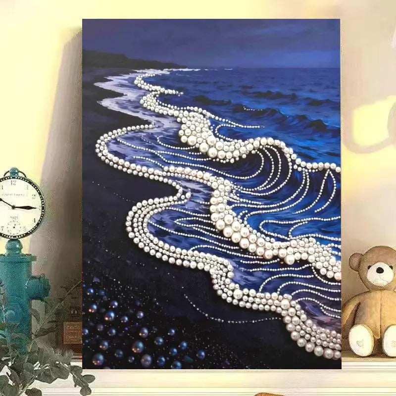 ✨ DIY 5D Sparkling Beads Art Kit – Romantic Fireworks Wall Decor