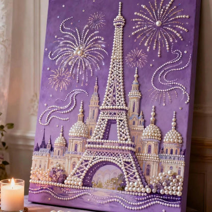✨ DIY 5D Sparkling Beads Art Kit – Romantic Fireworks Wall Decor