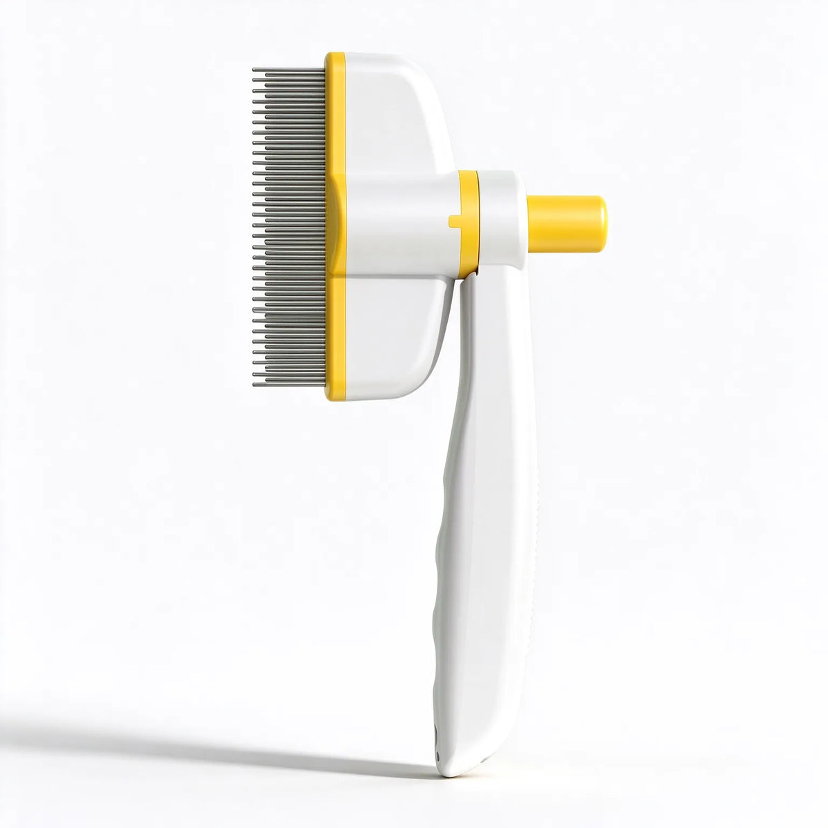 🎁Self-Cleaning Pet Grooming Brush with 180° Rotating Head – Rounded Stainless Steel Pins for Dogs & Cats