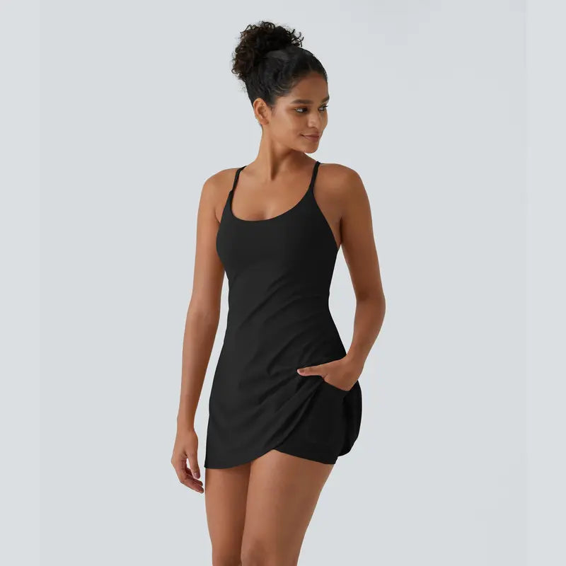 Soft Backless Active Dress
