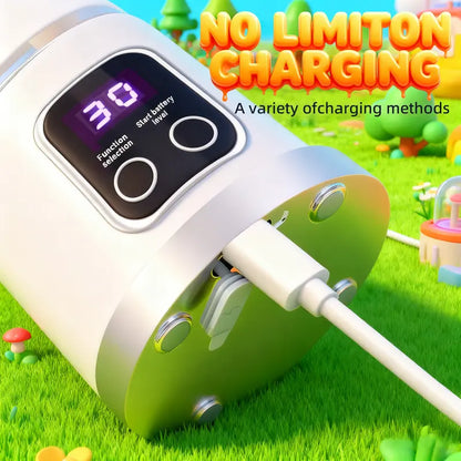 🥤 Ultimate Portable Blender – USB Rechargeable Mini Juicer Cup for Smoothies, Protein Shakes, Baby Food & Travel 🍓⚡
