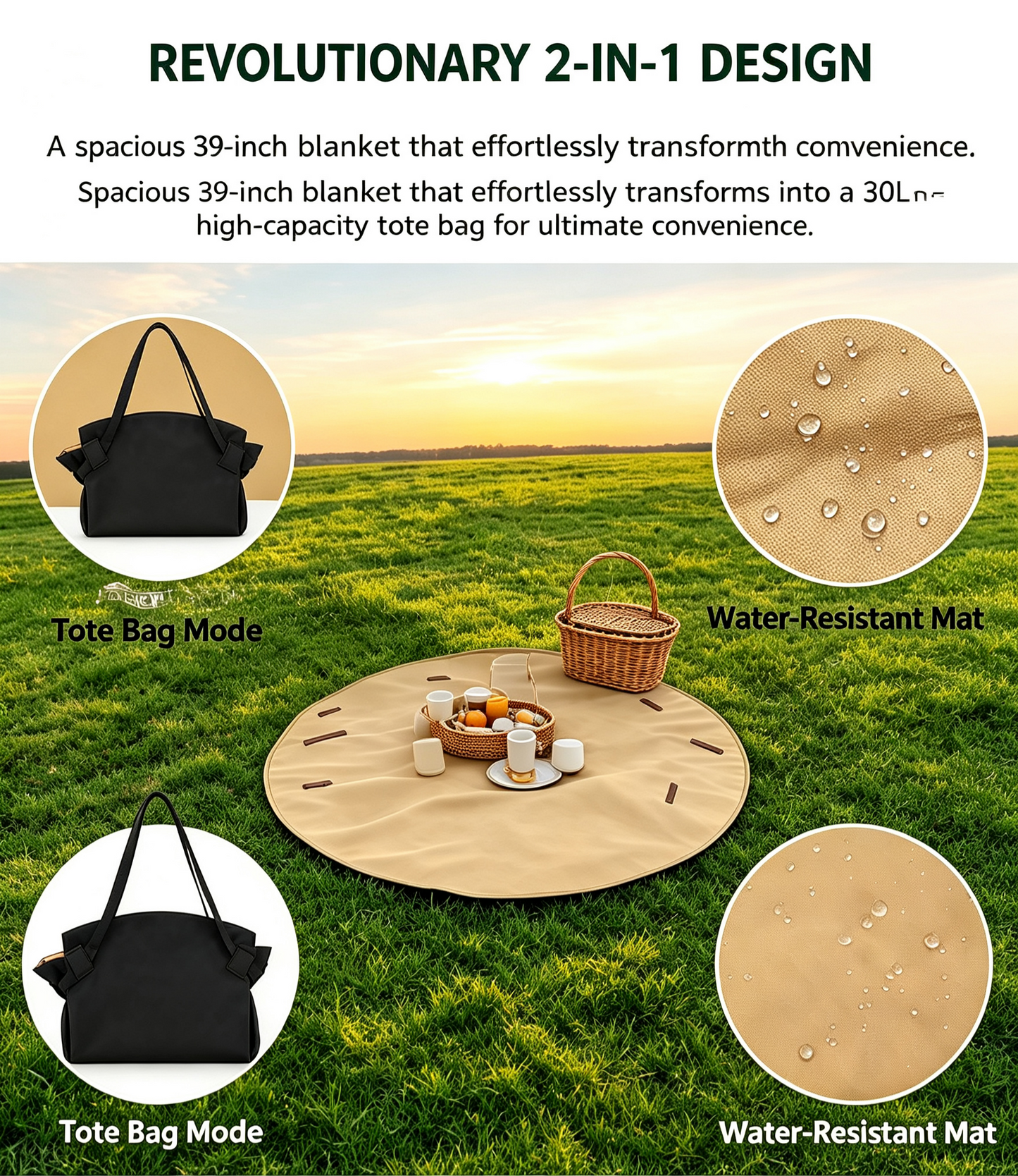 Tote Foldable Travel Camp Bag, Foldable Shopping Bag