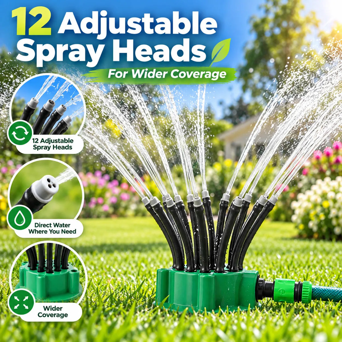🎁Flexible Garden Lawn Sprinkler
