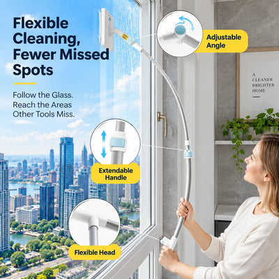 🎁High-Reach Window Cleaning Tool for High-Rise & Hard-to-Reach Windows