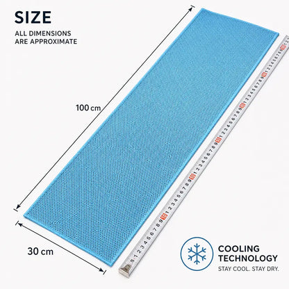Instant Cooling Towel – Reusable Sweat-Absorbing Cooling Wrap for Sports, Travel, Gym, Camping & Outdoor Activities
