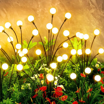 Solar Firefly Swaying Garden Lights – Waterproof Outdoor Landscape Decor