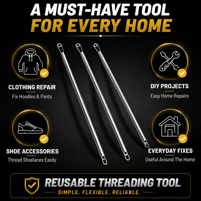 2PCS Bendable Threading Tool🧵