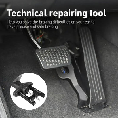 GJANSH Brake Adjustment Tool. Brake Booster Rod Adjustment Tool. Brake booster with master cylinder.Pushrod Power For Adjustable Braking Distance of Brake Pedal(N48 Magnetic CNC Aluminum)