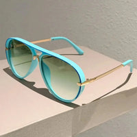 Blue Frame - Green Lens
