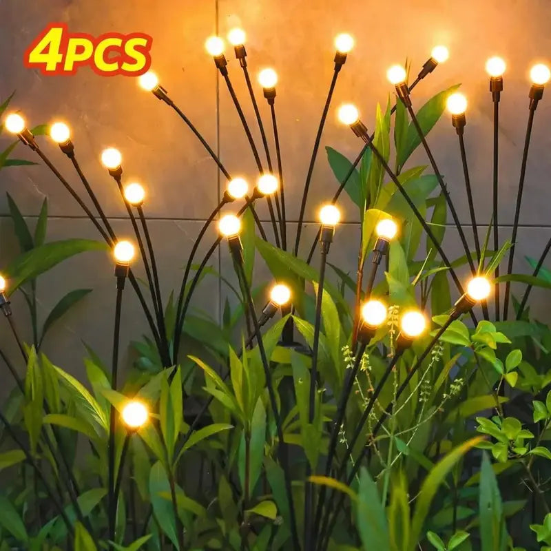 Solar Firefly Swaying Garden Lights – Waterproof Outdoor Landscape Decor