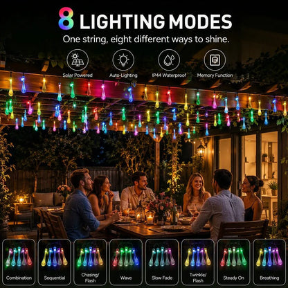 Solar Teardrop String Lights — Shopify High-Converting Landing Page