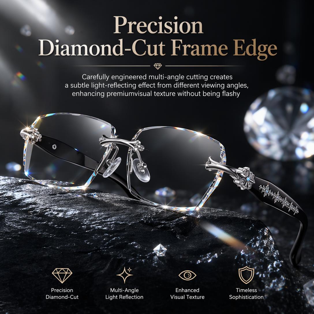Diamond cut edge detail