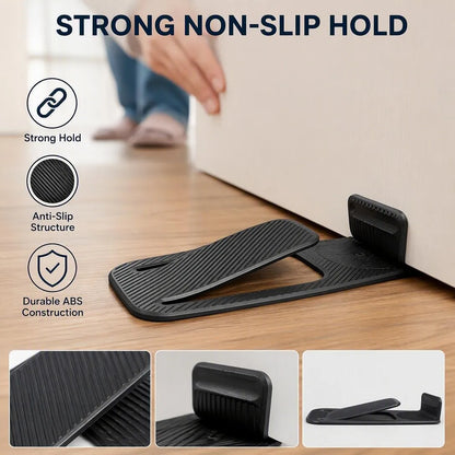 No-Drill Door Stopper For Secure Everyday Door Control