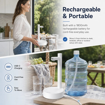 Portable Electric Water Dispenser With 7-Level Control